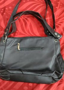 chic leather handbag