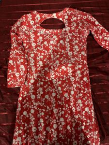 Floral Print Kurta