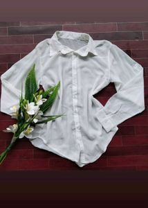 White Button-Up Shirt