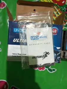 12 V Battery With Warranty Card