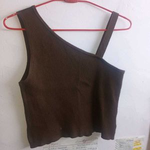 Crop Top Stylish Shoulder