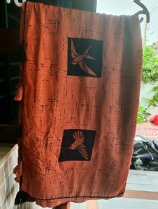 Elegant Saree with Animal Prints