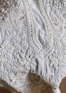 Hand Embroidered Chikan Suit