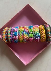 Loom band handmade bracelets