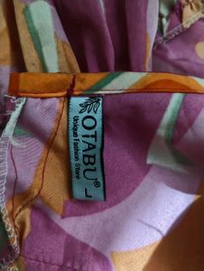 Colorful Printed Midi Dress