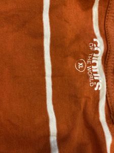 ✨Burnt Orange Stripes | Boatneck Aesthetic