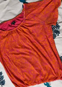 George Women Printed Regular Fit Elastic Nylon Top