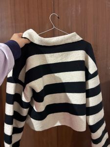 Striped Knit Sweater