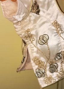 Embroidered Stitched Lehenga Choli (Pitch)