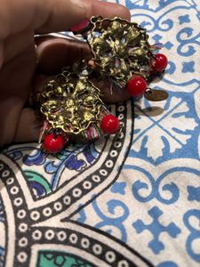 Beautiful Boho Pink Earring