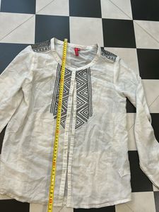 FAME FOREVER Sheer Shirt - Small