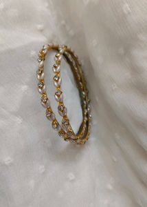 Pearl &amp; Stone Bangles