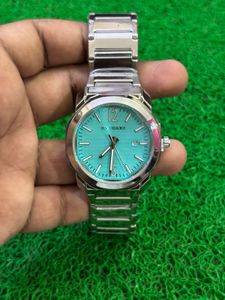 BVLGARI SKY BLUE DIAL SUPERB QUALITY WATCH
