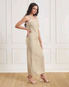 Striped Tank maxi dress - New with Tag