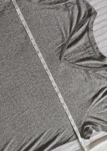 Gray V-Neck T-Shirt