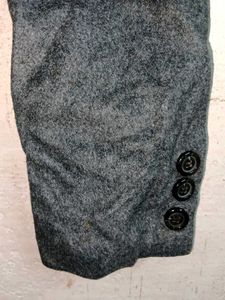 IVANA MILANO Formal Blazer Winter Coat Grey