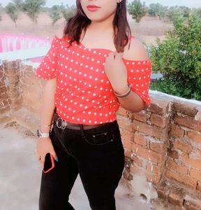 Off Shoulder Red Top ❤️summer Special