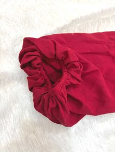 Red Wrap Top