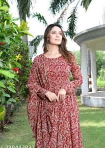Paisley Print Kurti Set