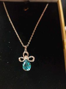 Swarovski Blue Pendant