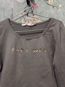 Casual Olive Green fitted Top