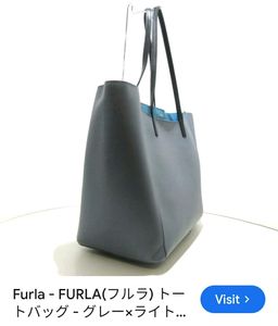 Gray Reversible Tote Bag
