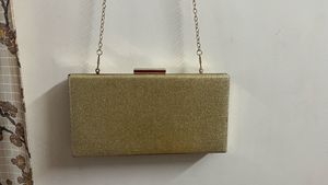 Gold Shimmer Clutch