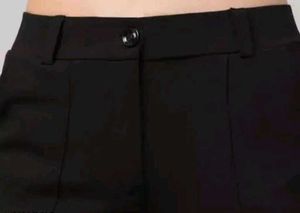 Stylish Black Straight Leg Pants