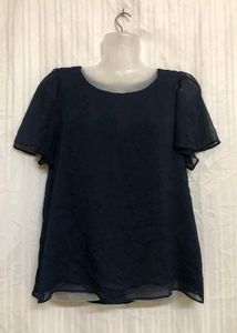 Mixxo Blue Short Sleeve Top