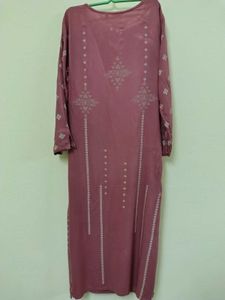 Elegant Mauve Kurta