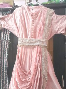 Indo Western Gown , Very Beautiful And Unique Design. Wore Only Once