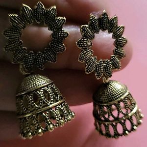 Jhumka Earrings_Antique Look [NEW]
