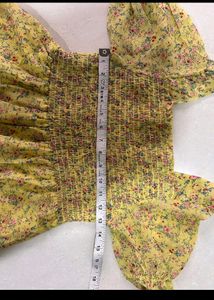 Yellow Western Dress