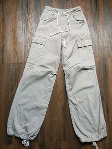 Gray Cargo Pants