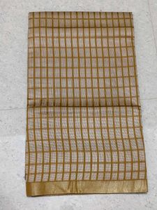 Elegant Checked Saree