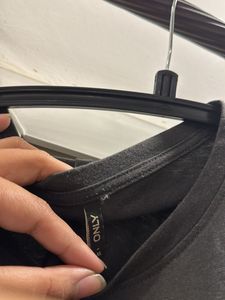 Gray Graphic Print Tee