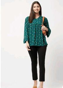 Green Polka Dot Shirt