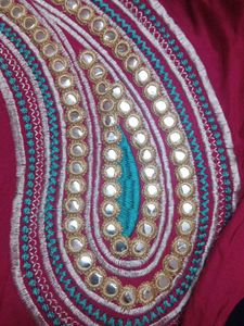 Embroidered Pink Kurta