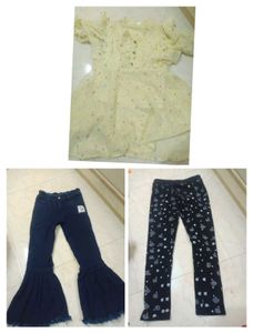 Combo Offer.... 2 Pants And 1 top