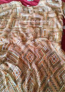 Patterned Midi Dress