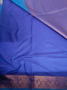 Elegant Blue Soft Silk Saree