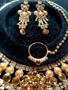 Elegant Gold-tone Jewelry Set