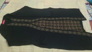 Elegant Black woolen Kurta