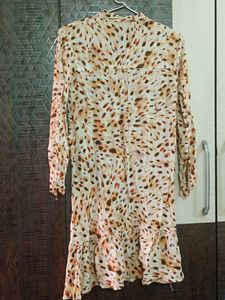 Stylish Animal Print Dress