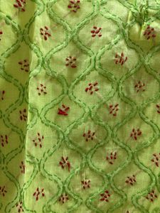 Cotton Chikankari Kurta Dupatta Pants