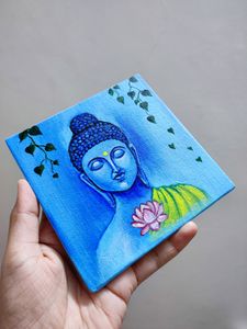 Buddha Acrylic Canvas Painting