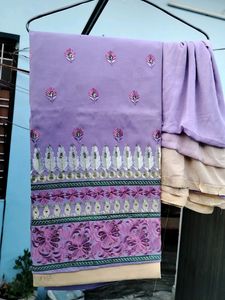 Unstitched 3pcs Suit