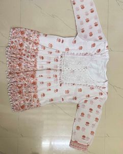Floral Print Tunic Top