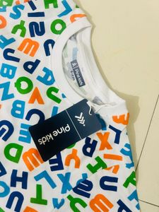 Alphabet Print Pajama Set