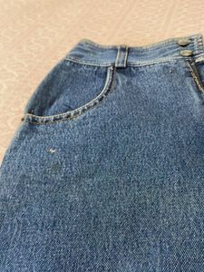 Vintage Denim Mini Skirt